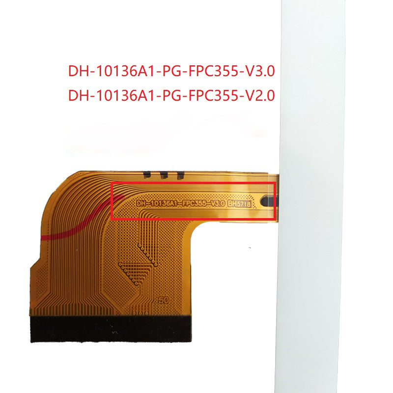 Flex cable FPC connector detail for DH-10136A1-PG-FPC355-V3.0 tablet touch screen digitizer replacement