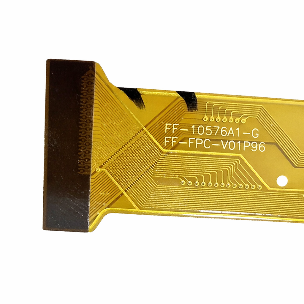 Flex cable FPC connector detail for FF-10576A1-GFF-FPC-V01P96 touch screen digitizer replacement