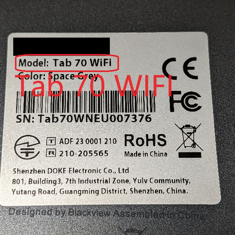10.1インチ 補修用デジタイザー 外部パネル 適合 Blackview Tab 70 WIFI