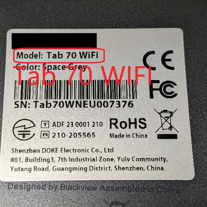 10.1インチ 補修用デジタイザー 外部パネル 適合 Blackview Tab 70 WIFI