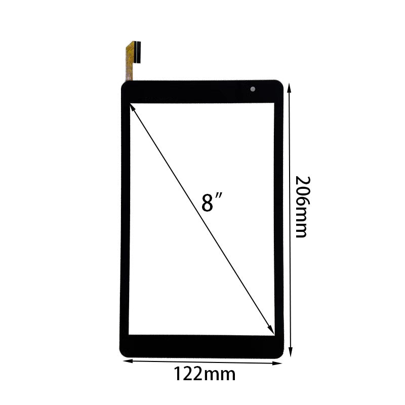 8インチ 補修用デジタイザー 適合 Pritom TronPad L8 外部タッチパネル