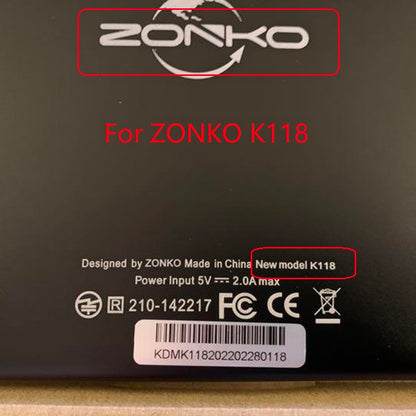 10.1インチ タッチパネル 修理交換用 デジタイザー ZONKO K118 対応