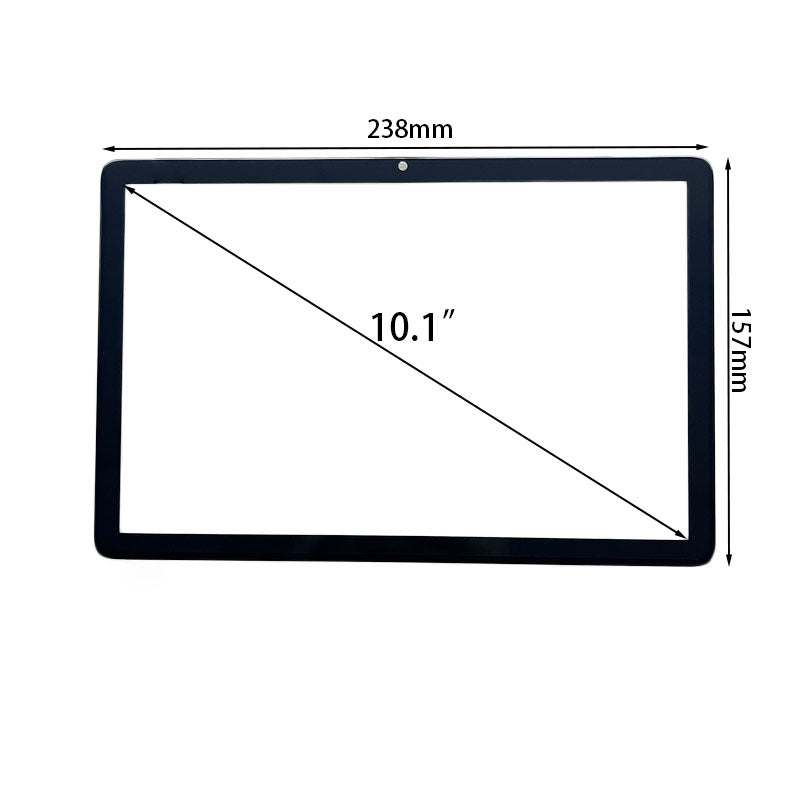 Front view of 10.1" touch screen digitizer for VASOUN TAB 12 L10