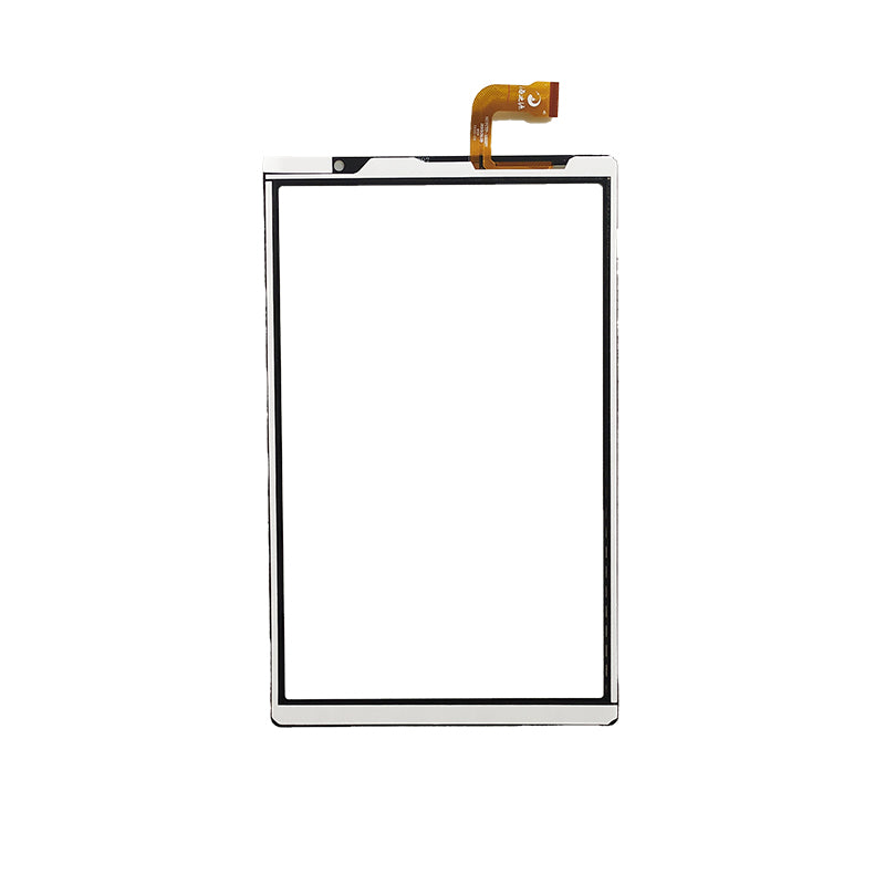 Back view of 10.1 inch touch glass HZYCTP-102287 with adhesive tape